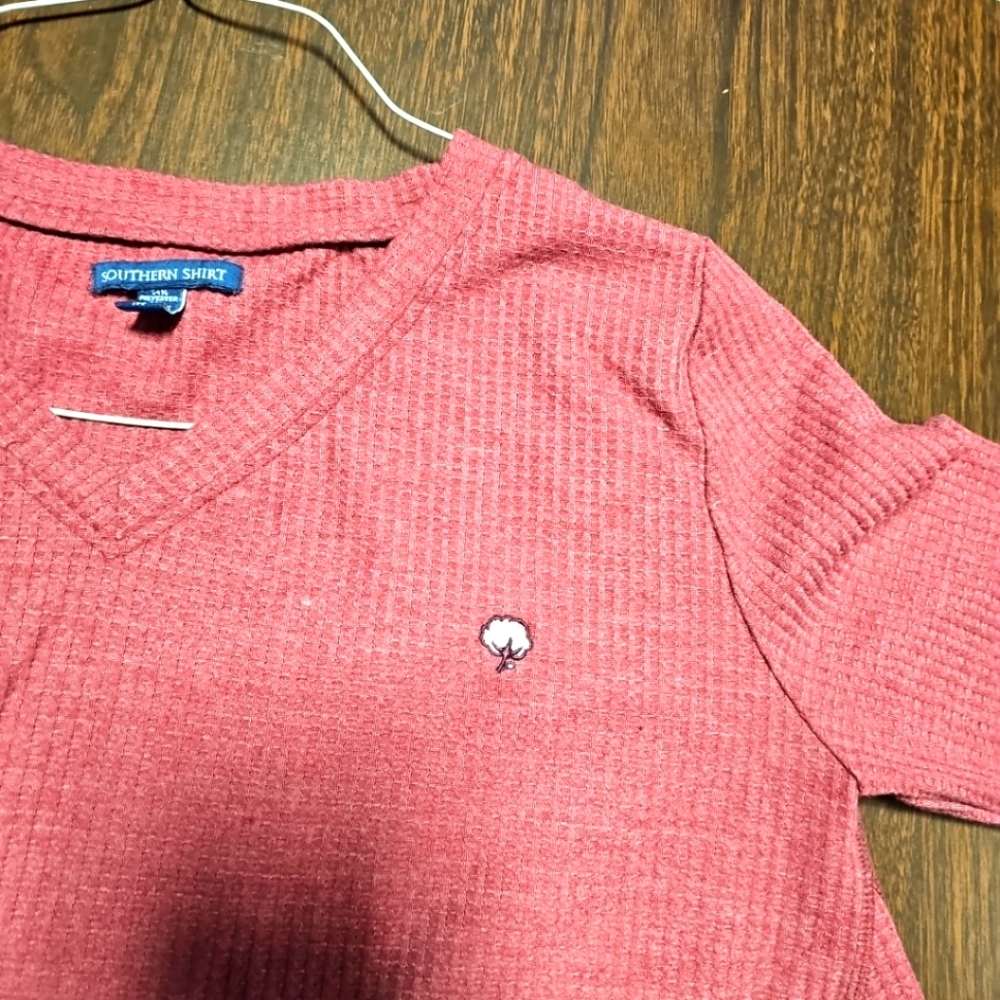 Southern Shirt Women's Long Sleeve Size M Long Sleeve Pink